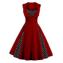 오드리햅번 스타일 원피스 S-5xl 로브 팜므 빈티지 드레스 50s 60s 70s 햅번