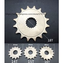 자전거 스프로킷 오토바이 스프라켓 1pcs 체인 gs en gn125 hj125k-a 전면 엔진 428-14t15t 16t 치아, 15톤