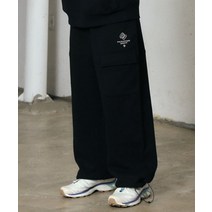 트래블 스카우트 카고 스웨트-팬츠 바지 블랙 SCOUT CARGO