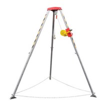삼각구조대 인명 맨홀 구조 삼각대 소방 화재 지지대, 1200lbs(프리미엄 모델 / 하네스)