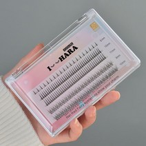 인조속눈썹 부분 가닥 속눈썹 V컬 A컬 언더속눈썹 컬혼합세트, 프리미엄 컬혼합 속눈썹세트, 1개