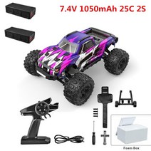 대형 RC 자동차 고속 4WD 풀 체중계 리모컨 오프로드 차량 모델 1:16 38 km/h, 05 H 스타일 퍼플 2 B