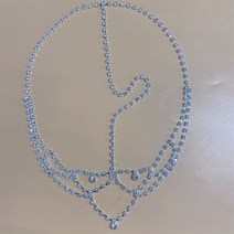 보헤미안 바람 신부 웨딩 라인석 걸이형 리드 체인 레이디 파티 저녁 식사 플래시 크리스탈 헤어 드레스 고