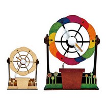 나무조립키트-문자코딩 선풍기 만들기-꽃 RTT