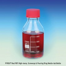 고온 캡 랩바틀병 샘플용기 스크류캡 눈금 유리병 25ml ~ 5000ml, 25ml (개입)