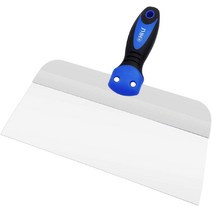 CHILI Tools 45.7 cm 스테인리스 스틸 석고판 테이핑 나이프 부드러운 그립 핸들 건식 벽 마감 코팅 대, 01 18