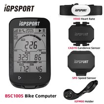 자전거속도계 자전거네비 심박계 igpsport 컴퓨터 bsc100s 컴퓨터 ble 블루투스 개미 방수 무선 스톱워치 mtb 도로 사이클링 컴퓨터, bsc100s m80 spd hr40