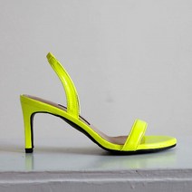국내생산 7cm 애나멜 일선 여성샌들 미들힐 신발 TC7109