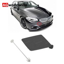 BMW 범퍼 범퍼플레이트 호환 51117246868 bmw f10 f11 f18 5 시리즈 520i 528i 535i 550i 2011 2012 2013 프라임 프론트 견인 캡, 없음