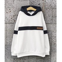 유니우 주니어 남아용 [봄 가을 특양면] 베이직 후드 티셔츠