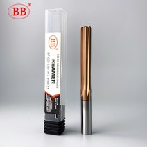 BB 카바이드 기계 리머 코팅 스트레이트 플루트 H7 공차 척킹 경화 강철 금속 커터 6 플루트 CNC 6 20mm, 20x60x100-6F