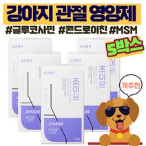 강아지 관절 영양제 강아지 관절 슬개골 애견 관절 영양제 애견 슬개골 관절건강 강아지영양제관절 반려견 관절영양제 애견 뉴트리션 트릿 사료 금강불개, 뼈/관절강화, 5개