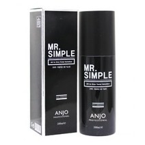 H 남자 앙쥬 프로페셔날 미스터 심플 올인원 토탈솔루션(스킨+로션+에센스원스텝) 200ml x 4개