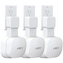 Eero 6 듀얼 밴드 메시 Wi-Fi 6 시스템 전용 콘센트 벽 마운트 [eero Pro 6에는 맞지 않음] 지저분한 와이어 없음 | 공간 절약 | 쉽게 움직일 수 있는 콘센트