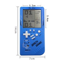 추억의게임 레트로게임기 오락실게임기 호환 휴대용 레트로 핸드 헬드 게임 콘솔 클래식 향수 교육 완구 노, 01 파란