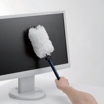 엘레컴 먼지제거 다용도 먼지털이개, 화이트