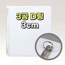 삼공 파일 타공 D링 3공 화일 바인더 디링파일 A4 용지철 서류 파일철 화일철 공문서철