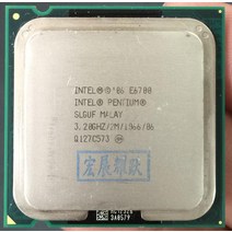 인텔 CPU 펜티엄 E6700 3.2GHz/ LGA775 /775pin/2MB L2 캐시/듀얼 코어/65W 프로세서 산산조각, 한개옵션0