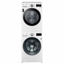 LG전자 LG 트롬 드럼 세탁기(21kg)+건조기(19kg) 세트 F21WDU-19WN (F21WDU + RH19WTAN) (화이트), 단품없음