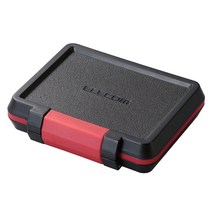 엘레컴 충격에 강한 멀티 메모리 카드케이스 CMC-SDCHD01BK, 1개