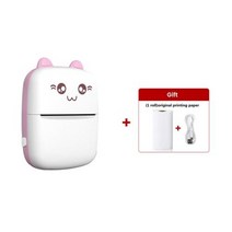 포토 프린터 LED 라이트 휴대용 HD 미니 라벨 블루투스 와이파이 열전사 인쇄 휴대폰 노트, style C+style C