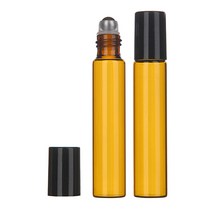 갈색병 투명병 롤온 용기 3ml 5ml 8ml 10ml, 롤온병 갈색병 검정캡 10ml, 1개