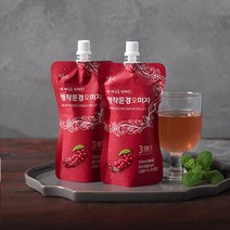 명작 천혜 문경 오미자 추출액 아로니아 꿀 비타민C 효소처리스테비아 자몽추출물 문경오미자밸리 활력비타민 무설탕 무착향료 무합성보존료 파우치 120ml 20개 식약처인증, 60개