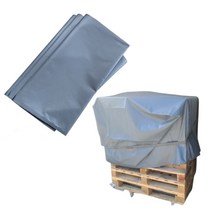[소공원] 파렛트방수덮개 커버 야적용 방수포 타포린 PVC 천막지 보호막 갑바 보온 습기 회색, 130x130x60