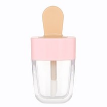 아스케이지 5.5ml 플라스틱 립글로스 튜브 Diy 빈 액체 립스틱 용기 꿀 모양 립밤 병 화장품, Pink_8ml
