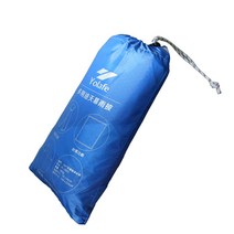 꽁타프 어반포레스트 렉타 헥사 아릭시 디디 치즈 하비 실 블랙코팅 면 타프 작은 캐노피, 파란색 2 극 보내기 길이 158cm