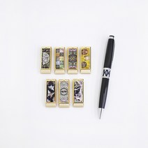 나빌레라 자개띠볼펜 USB 2종세트 선물세트 외국인선물, 꽃나비, 32G