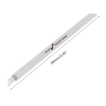 직소기 날 2Pc S122VF 왕복 톱날 직소 블레이드 HCS 300mm 전동 공구 액세서리 경목 특수 재료 절단, 한개옵션0