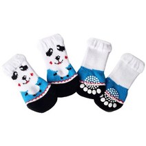애완 동물 야외 신발 양말 고양이용 안티 스크래치 개 미끄럼 방지 오염, 01 panda_01 S
