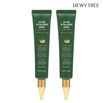 듀이트리 스네일 수분 크림 달팽이 아이크림 스킨 에센스 보습, 2개, 40ml