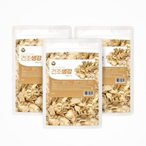 백장생 건조 말린 생강, 300g, 3개, 3개