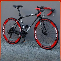 하이브리드 자전거 픽시 비싼 자전거 24인치 26인치 입문로드 초등학생 출퇴근 중학생, 단일사이즈, I 24속 26단