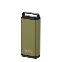 Coms 리큐엠 손난로 보조배터리, QHW520, 카키색