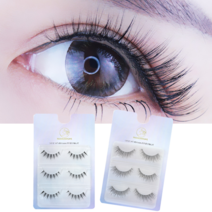 [ 1+1 ] 하나 사면 하나 더! (역대급 할인) 3D속눈썹 셀프속눈썹연장 아이래쉬 인조속눈썹, 3D속눈썹M4(3쌍/세트) x 1세트, 3D속눈썹M1(3쌍/세트) x 1세트