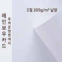 레인보우카드 종이문화 두꺼운양면카드지 2절 낱장 No.30 스노우화이트, 1장