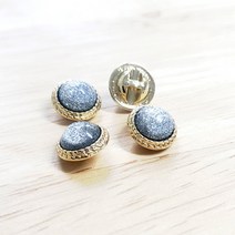 소매 보석단추 2개, B-119그레이펄 단추