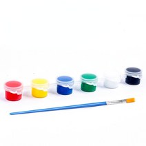 아크릴물감 대용량 데코 푸어링 아트 친환경 페인트 DIY 수제 페인팅 미술 재료 공예 도구 그래피티 안료 6 가지 색상, 1.6 색상s