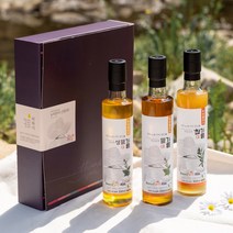농부플러스 국산 냉압착 생들기름+저온착유 들기름+참기름 300ml 3병 선물세트