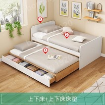 연년생 년년생 자매 형제 침대 좁은방 확장 2층, 이층침대 + 이층침대매트리스