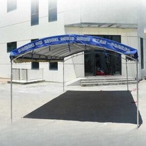 대형천막 5m 차고지 차광막 코스트코 캠핑 야외 폭염, 폭 4미터 길이 6미터의 두꺼운 천