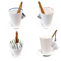 Spin - Mug Saucer / Stirrer Set, 레드(red), 옵션선택
