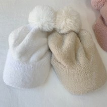 방울 니트 털 캡 모자