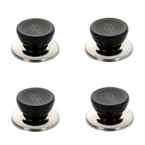 냄비 뚜껑 손잡이 고무 패킹 14pcs 교체 가능한 나사가있는 범용 anti-scalding 가정용 조리기구 부품 주방 악세사리, 4개