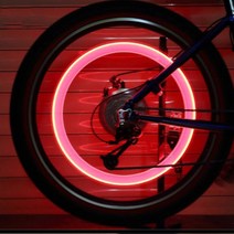 자전거 야간 바퀴등 건전지식 자동 온오프 동작 센서 LED, 블루 (건전지 미포함), 1개