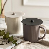 2+1 국산 실리콘 컵뚜껑 머그잔 덮개 커버 ( 3개 ), 펌킨 헌터그린