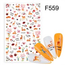 물전사지 포스기용지 포스용지 카드단말기용지 상장만들기1시트 블루 네일 스티커 핑크 화려한 나비 아트, 26 F559